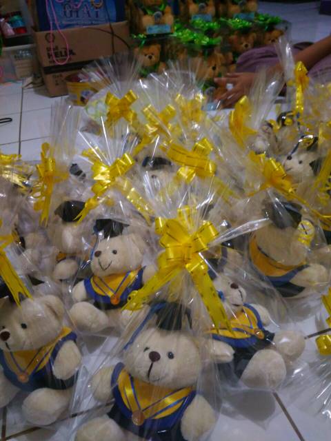 BONEKA WISUDA TEDDY BEAR 12CM