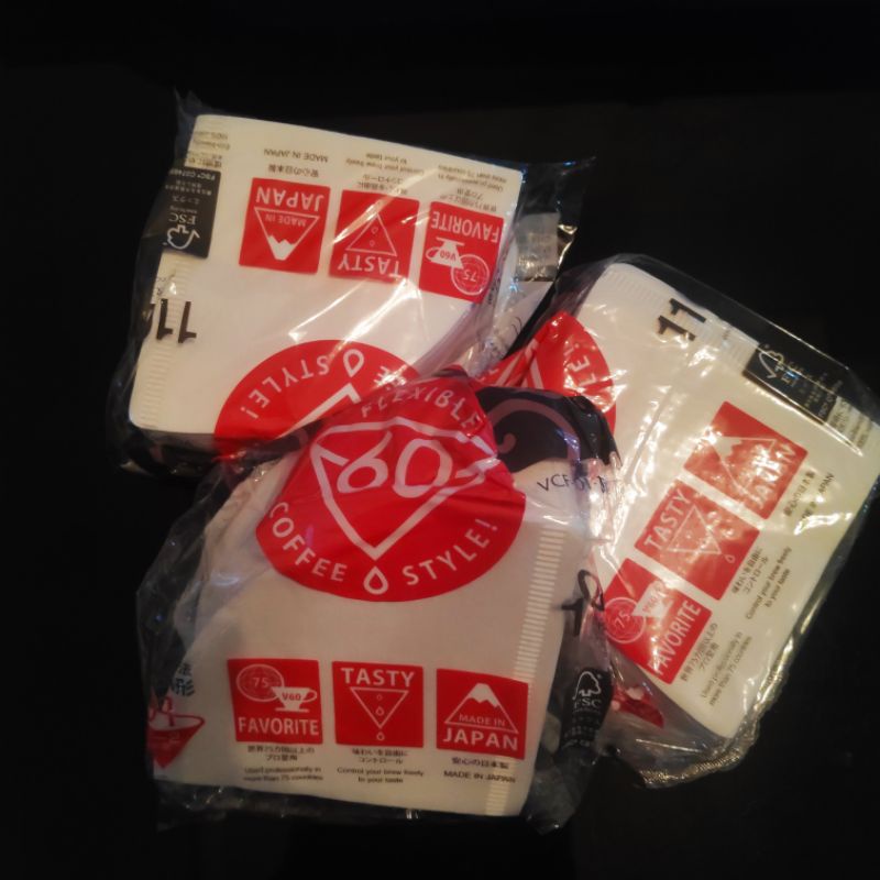 Hario V60 Filter Kopi Paper Filter isi 100 Lembar Saringan Kopi Kertas Hario