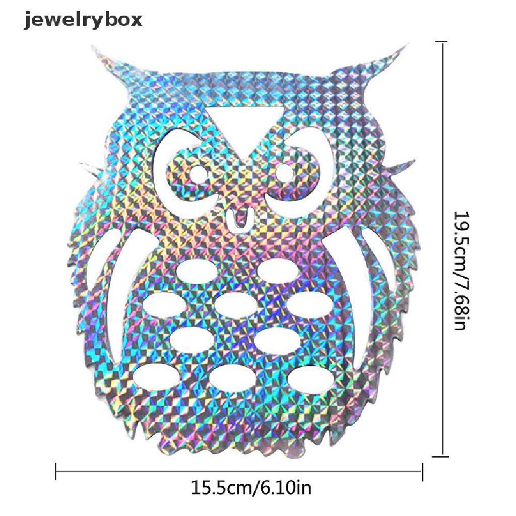 10pcs Gantungan Pengusir Burung Bentuk Burung Hantu Untuk Taman