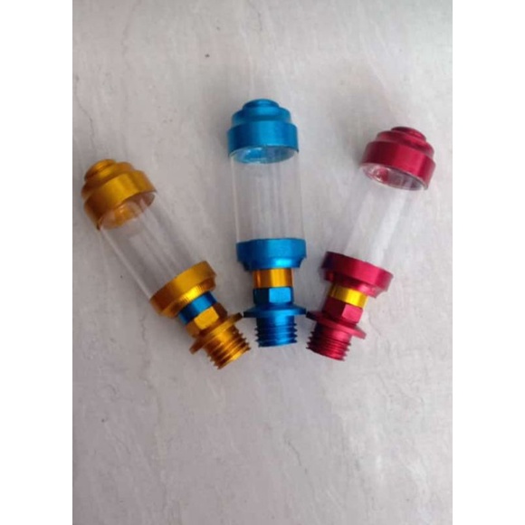 Tutup oli mesin tutup oli variasi tabung kaca transparan universal Honda yamaha