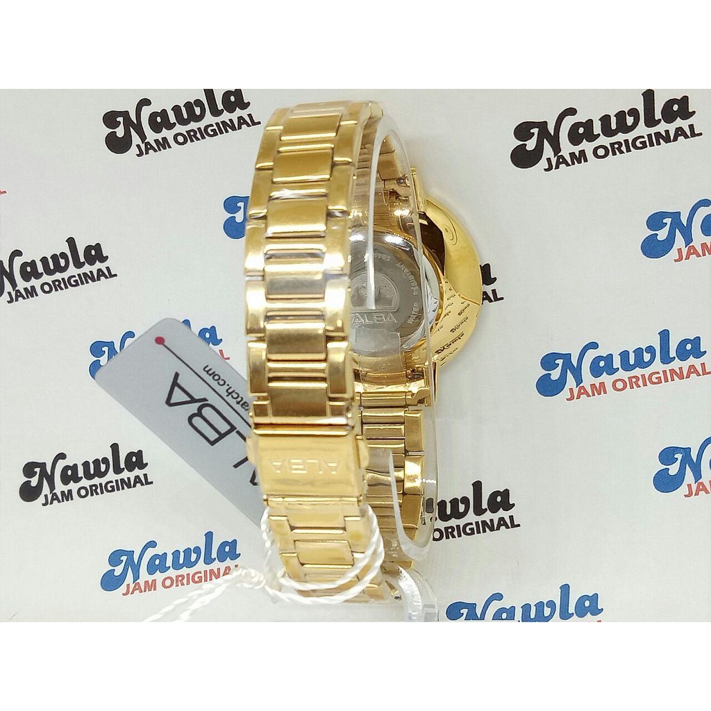 Alba Ladies AH8540X1 Quartz Gold Plate - Jam Tangan Wanita AH8540