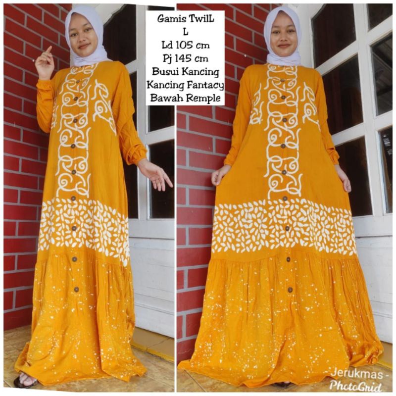 GAMIS TWILL ORI JERUK MAS