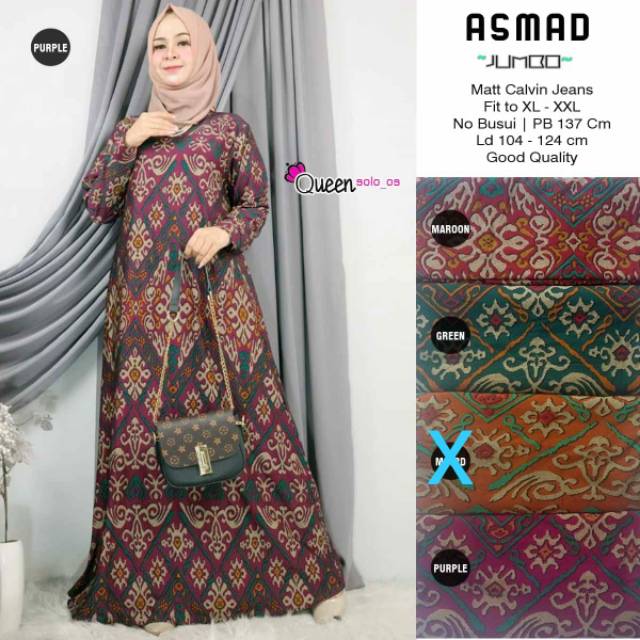 Gamis calvin jeans songket