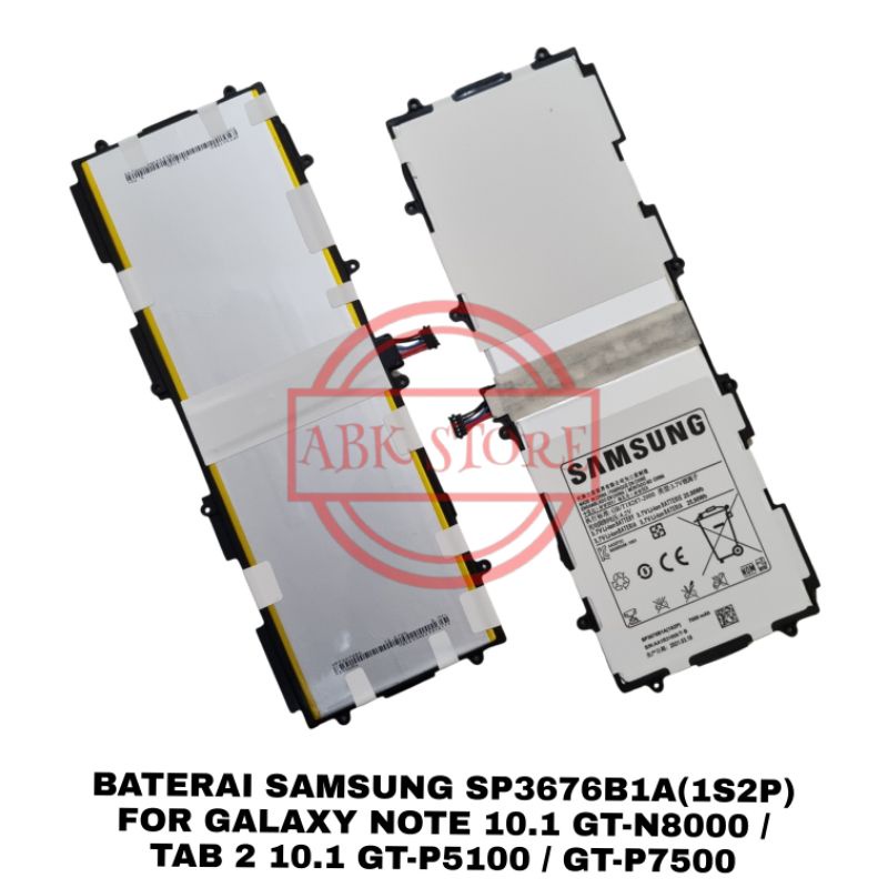 BATERAI BATTERY SAMSUNG GALAXY TAB 2 / NOTE 10.1" GT-P5100 GT-N8000 GT-P7500 BATRE ORIGINAL