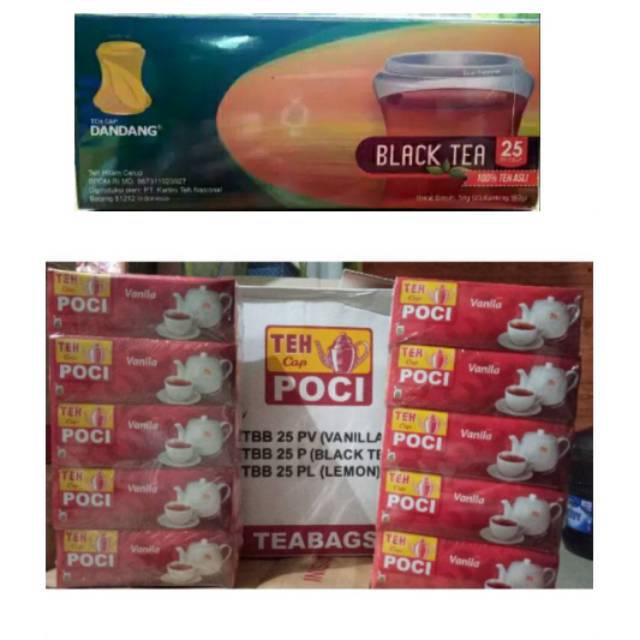 Jual Teh Poci Celup Vanila Isi 25 Teh Dandang Celup Indonesiashopee Indonesia 3798