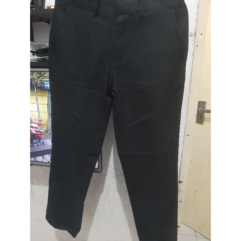 PL PreLoved Second Celana Kerja Slim Fit Pria Sz 30 Gianni Visentin La Moda Italiana