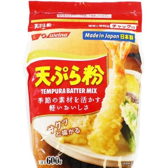 

TEPUNG TEMPURA WELNA TEMPURAKO 600 GR (IMPOR JEPANG)