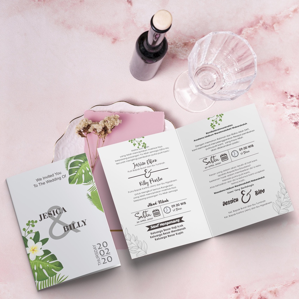 

UNDANGAN PERNIKAHAN KEKINIAN KEREN MURAH FS70