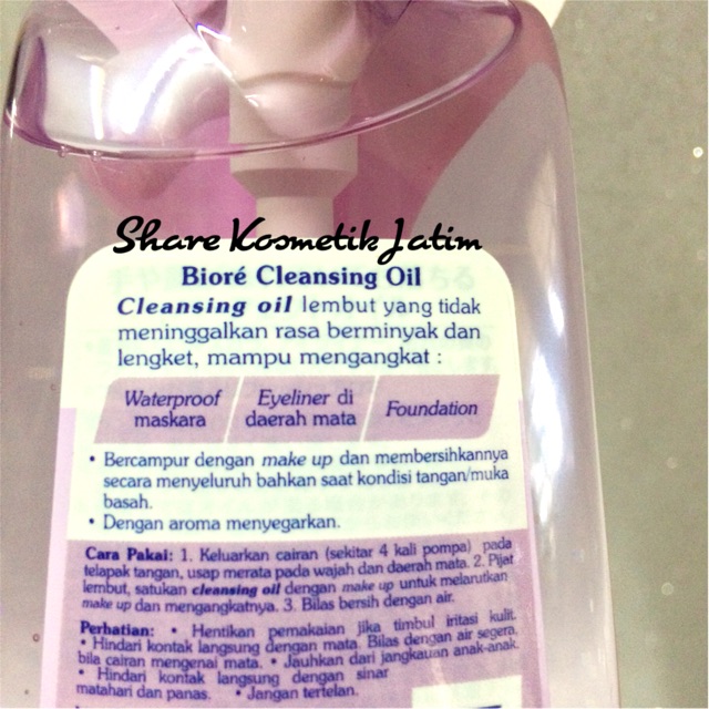 (Share in Bottle) Biore Make Up Remover Cleansing Oil Share