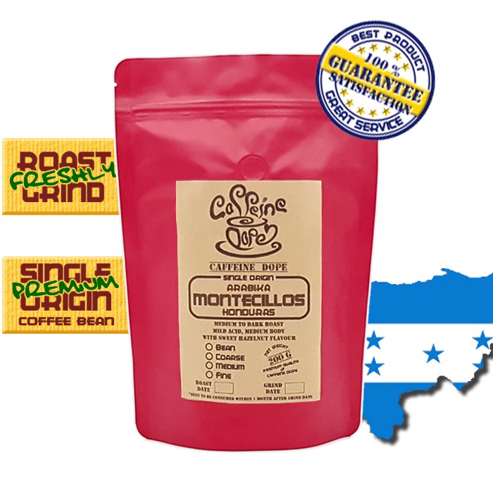 

Kopi Arabika Montecillos Honduras 200 Gr - Bean/Biji & Ground/Bubuk