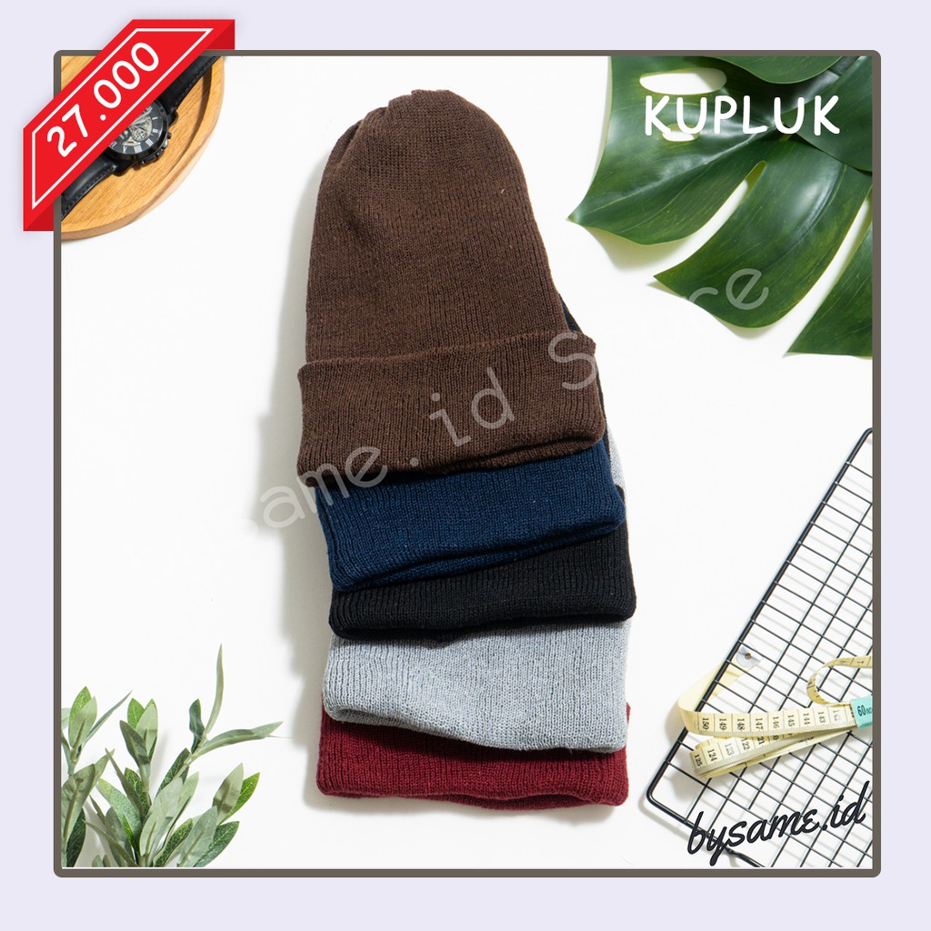 TOPI KUPLUK PRIA DISTRO KUPLUK RAJUT ATASAN