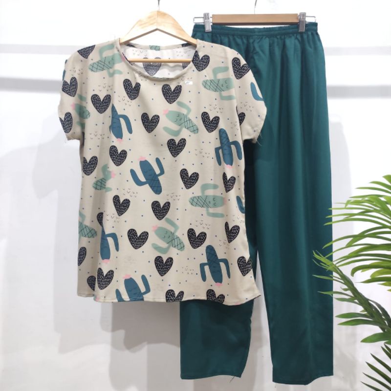 BABYDOLL RAYON PANJANG| BABYDOLL MURAH | BAJU RUMAHAN-Panjang 43