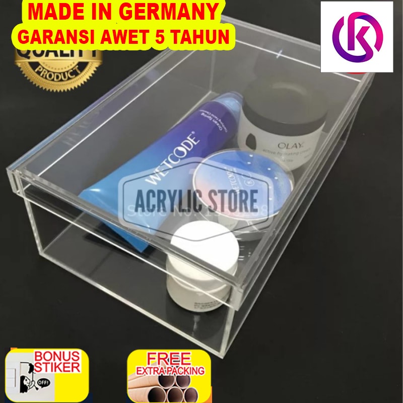 

Murah Acrylic box Kosmetik/lipstik dengan tutup - 2mm