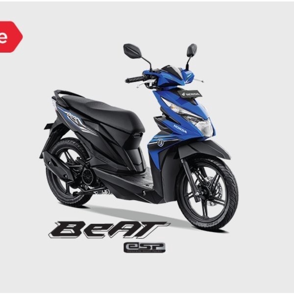 Striping Lis Stiker Honda Beat Fi Cbs Iss 2019 Biru Hitam Original