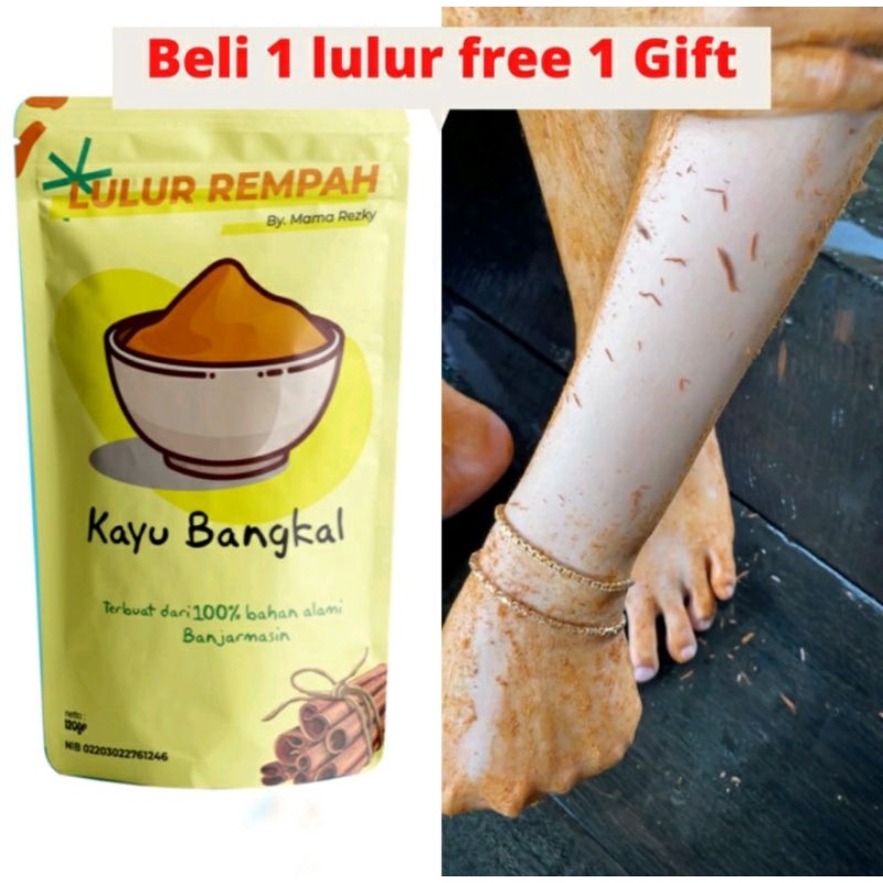 VIRAL 100 gr LULUR REMPAH KAYU BANGKAL ORIGINAL