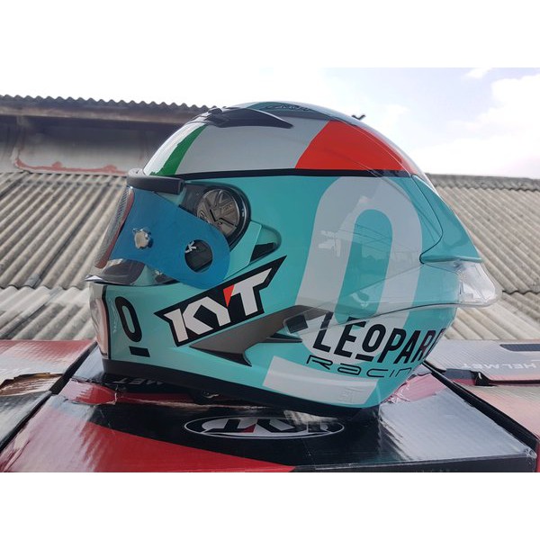 KYT VENDETTA 2 LOCATELLI LEOPARD PAKET GANTENG