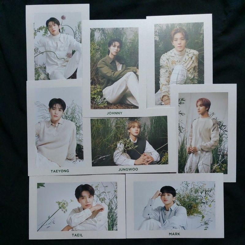 OFFICIAL POSTCARD NCT 127 NATURE REPUBLIC MURAH JAEHYUN JOHNNY TAEYONG JUNGWOO YUTA TAEIL HAECHAN MA