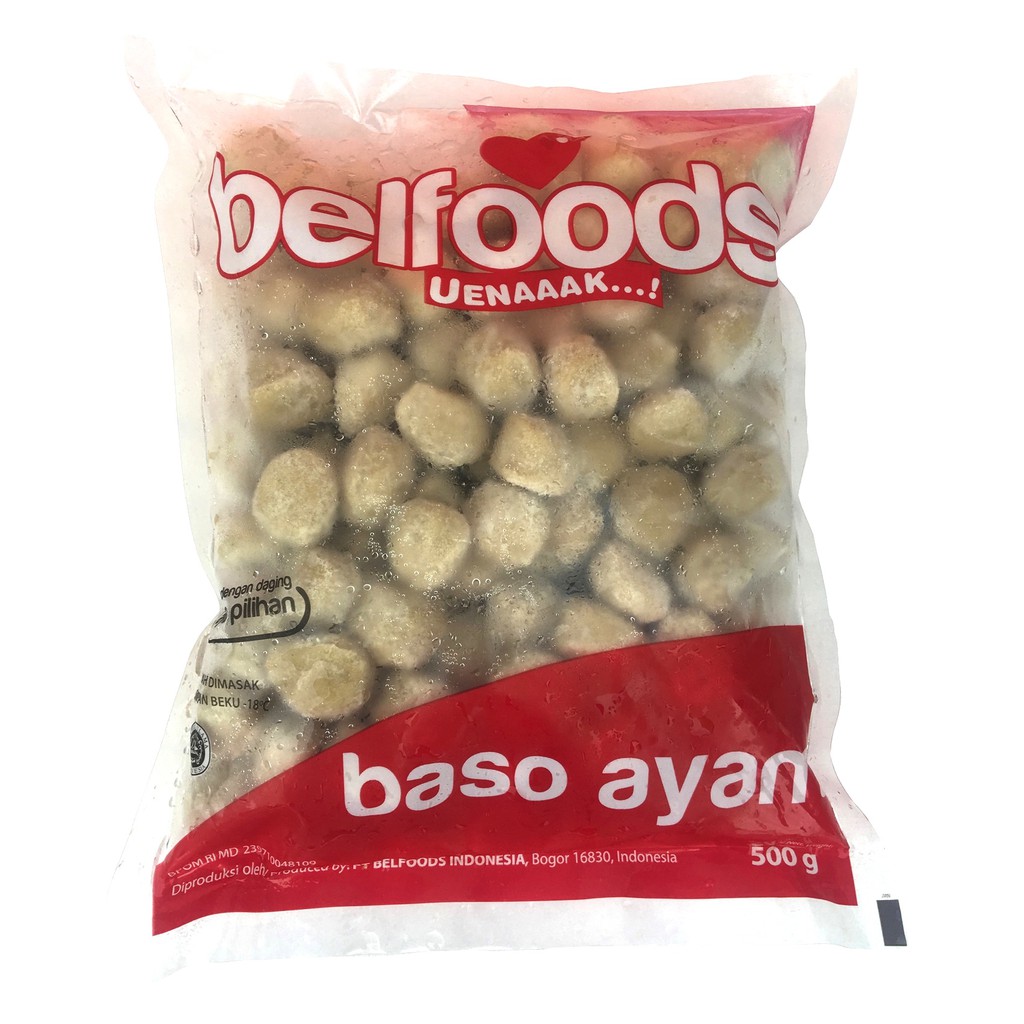 Belfoods Uenaaak Baso Ayam Mini 500gr