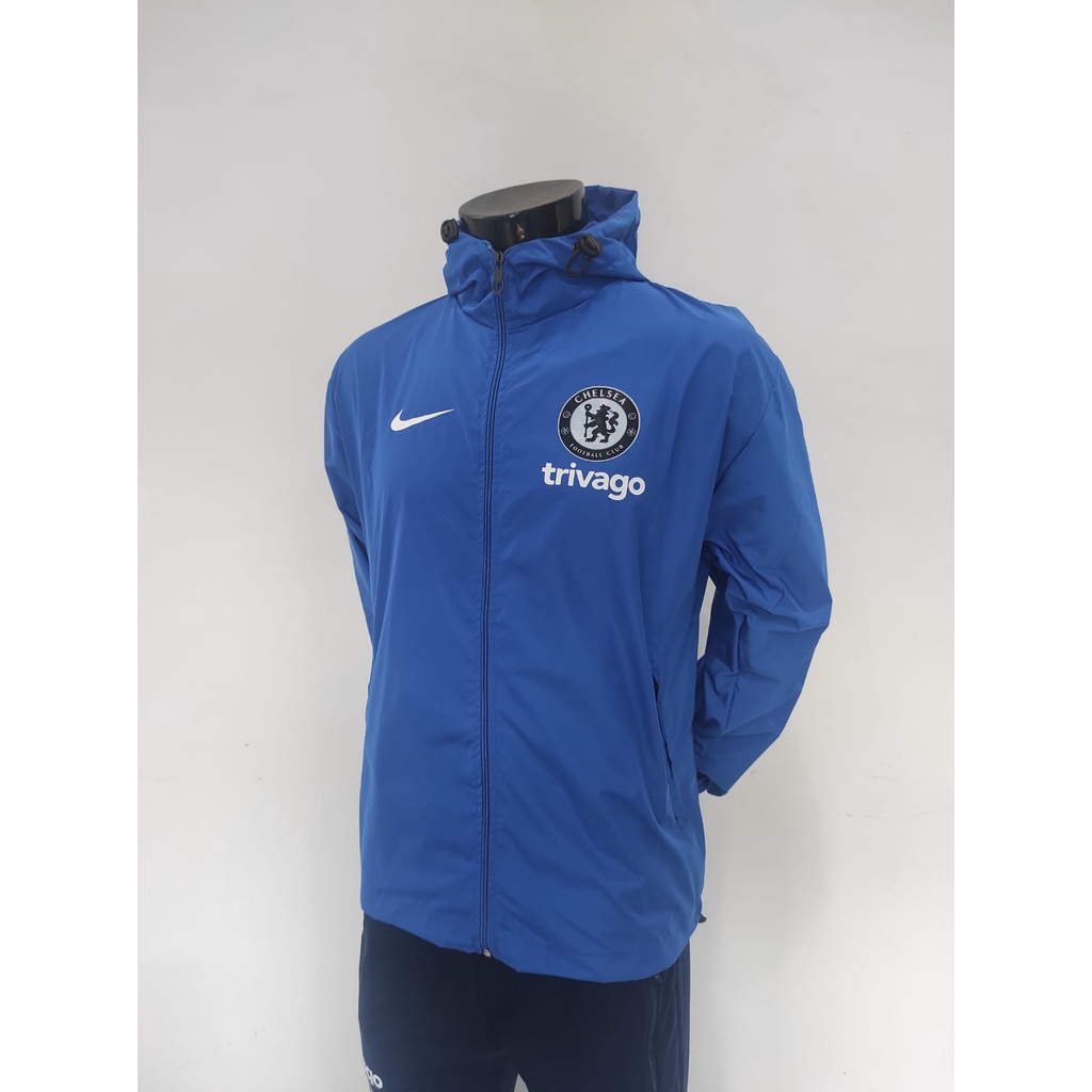 JAKET PARASUT TRAINING CHELSEA ANTHEM BLUE