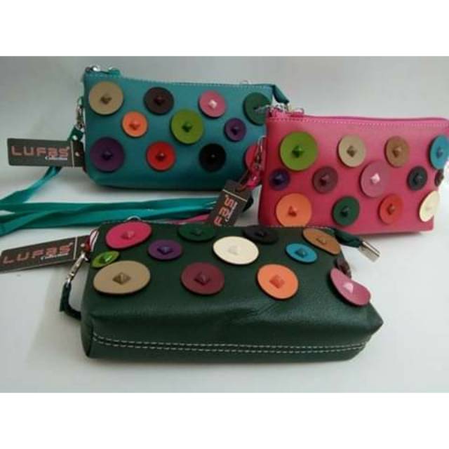 Tas Dompet Lufas warna biru dongker