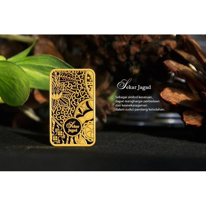 LM ANTAM SERI BATIK 10 GR, LOGAM MULIA ANTAM BATIK 10 GRAM ASLI