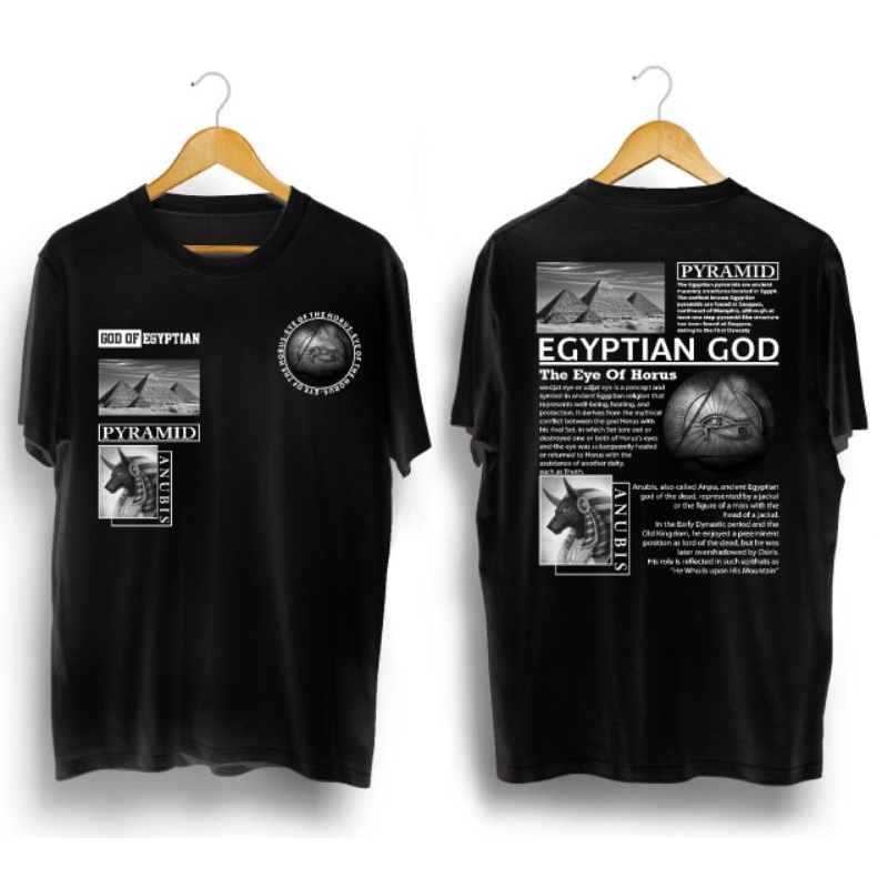 kaos pria/EGYPTIAN GOD PIRAMID/kaos distro/monograph 2