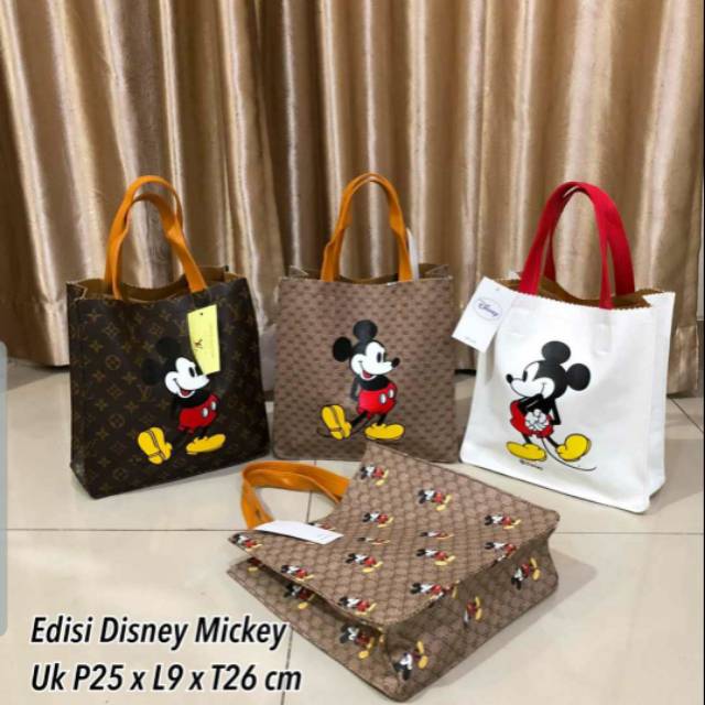 Tas LV Monogram Mickey - Tas Disney Totebag - Mickey Bag