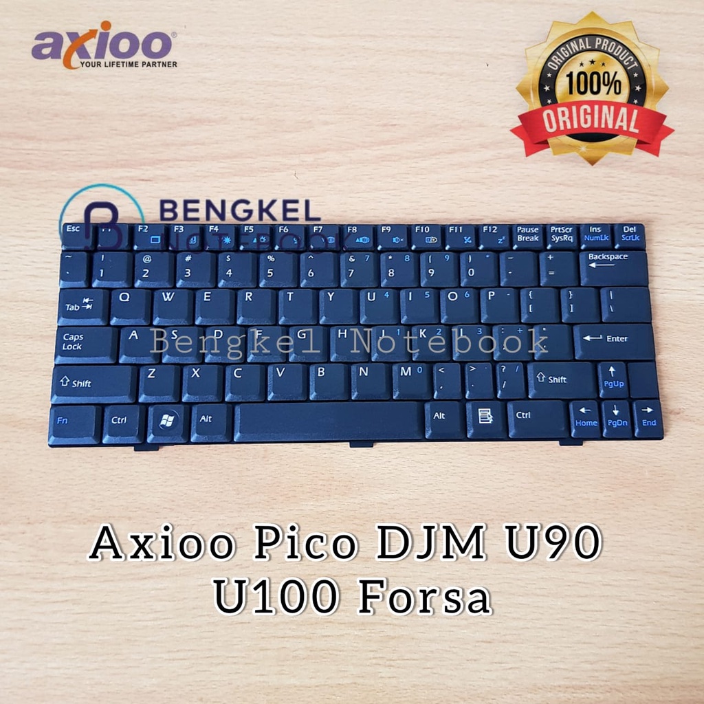 Keyboard Axioo Pico DJM MSI U90 U100  Forsa FS-3120 U120 U130 Black