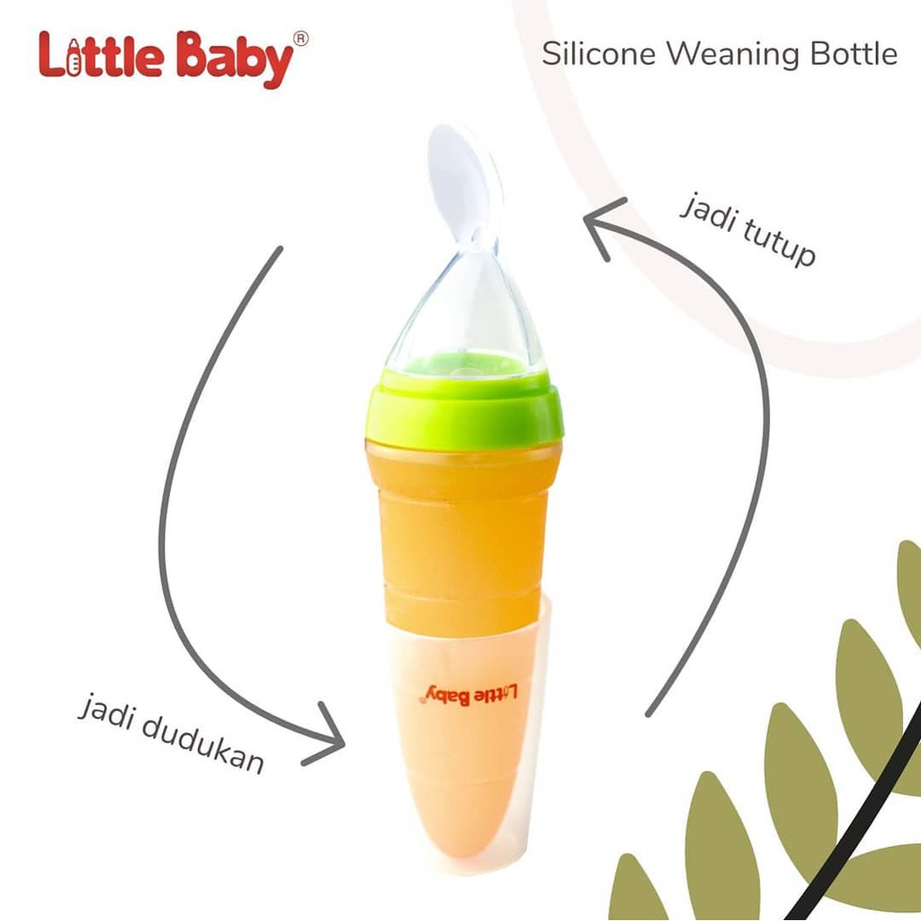 Botol sendok wortel bayi/Botol Sendok Silicone Little Baby 0976