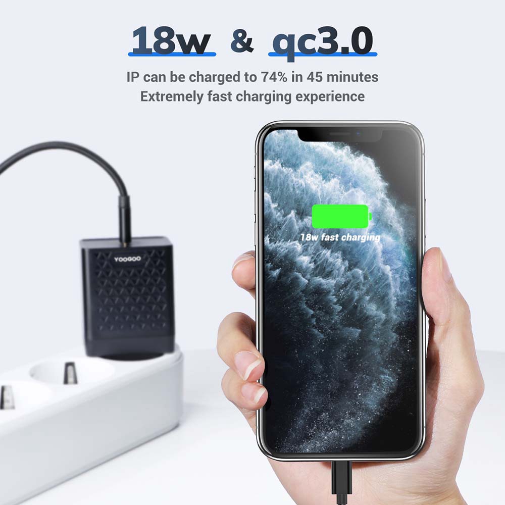 Kepala Charger 18W PD  Fast USBQuick Charge QC 3.0 Type C