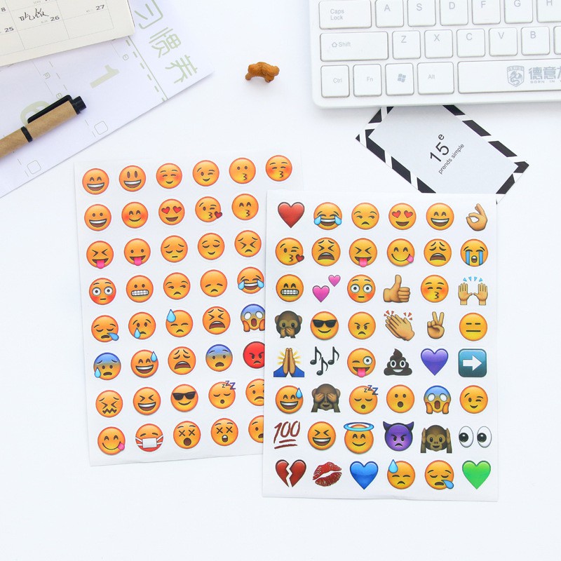 

STICKER EMOTICON EMOJI CHAT MESSAGE HIAS PLANNER DIARY UKURAN BESAR