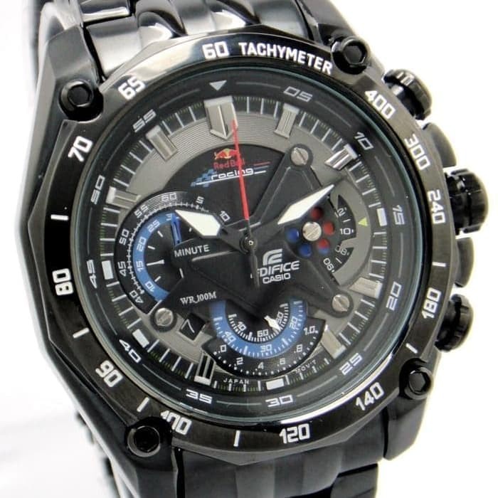 Cashback Jam Tangan Pria Casio Edifice Type : EF 550 Baterai Stainless Black T23 Jam Tngan Pria Form
