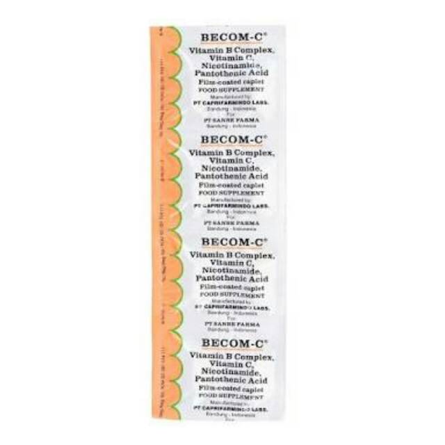Becom C Multivitamin Daya Tahan Tubuh Shopee Indonesia