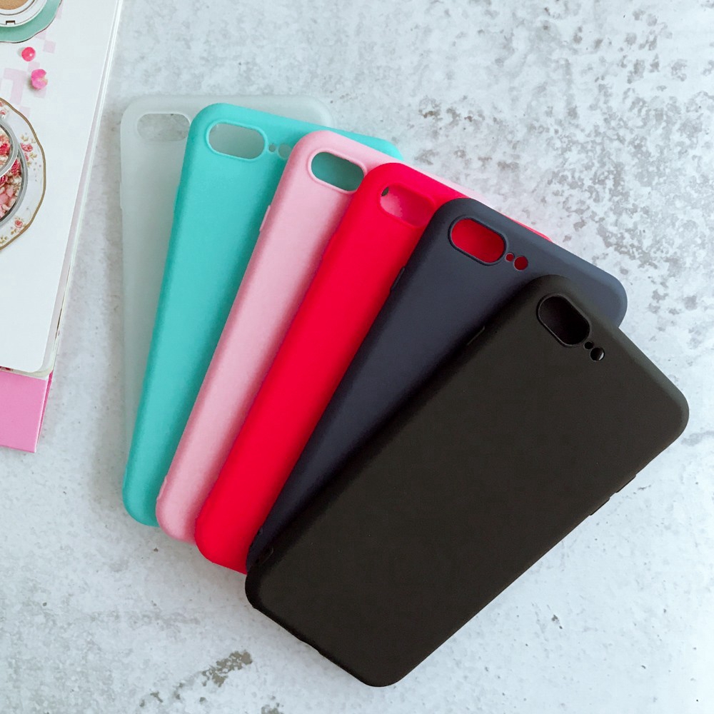 Bayar di Tempat COD Casing Silikon Jelly Matte Polos untuk