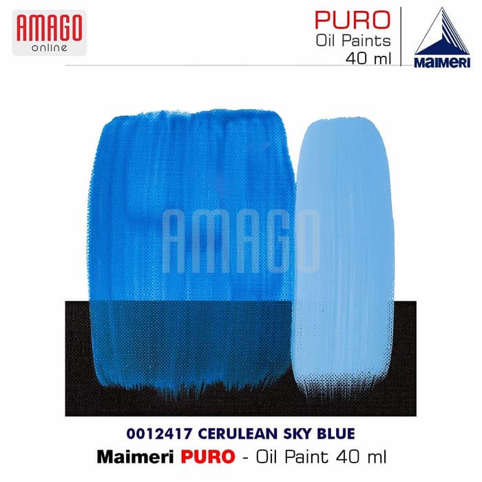 MAIMERI PURO - OIL PAINT - CERULEAN SKY BLUE - 40ML - M0012417