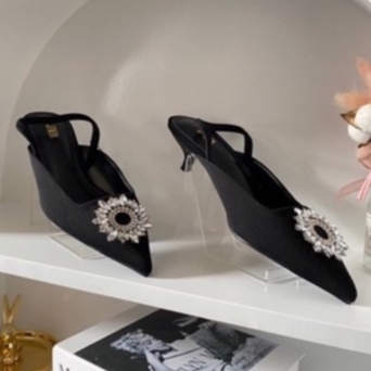 Sepatu ZR-182 Shimmery Kitten Heels