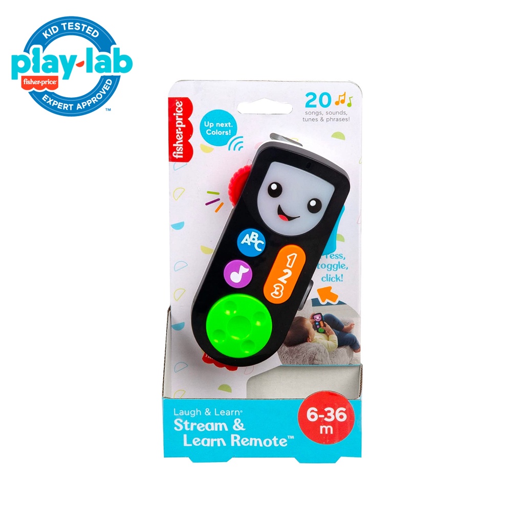 Fisher-Price Laugh &amp; Learn Stream &amp; Learn Remote - Mainan Edukasi Anak