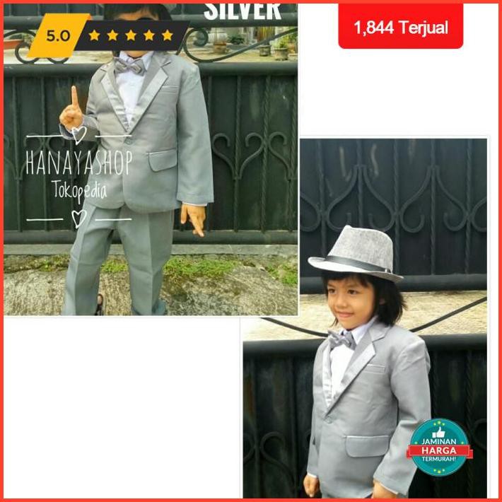 5-7 Tahun Setelan Baju Pesta Jas Tuxedo Anak Bayi Laki Laki Limited