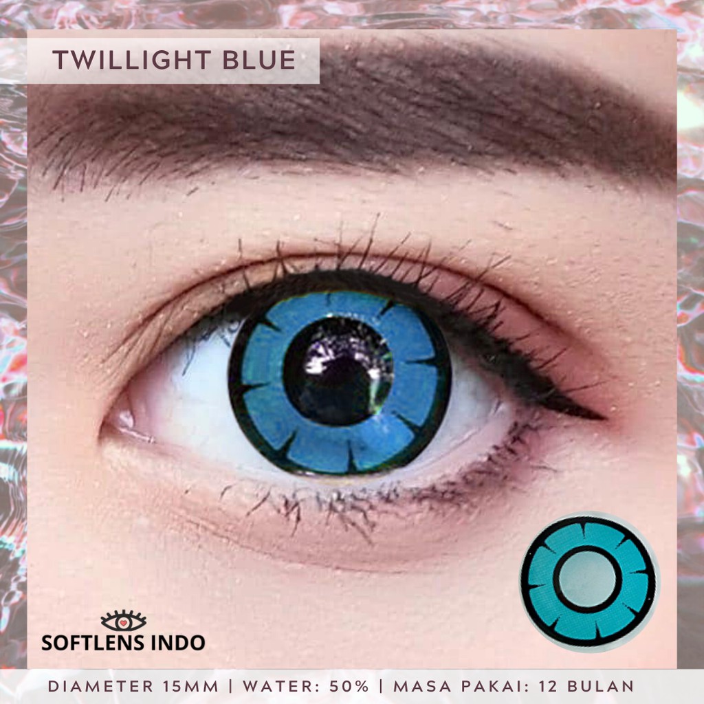 

Softlens Twilight anime blue/ biru