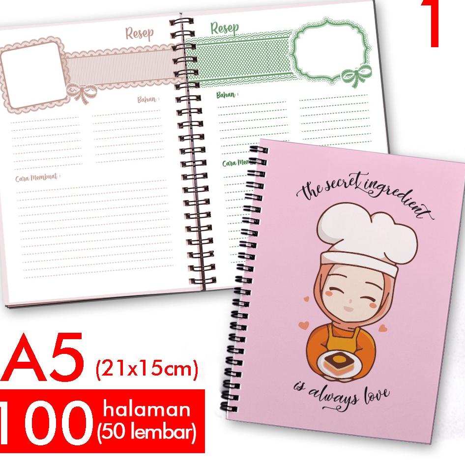 

(W-EAO (☛ Notebook Buku Catatan Resep Masakan
