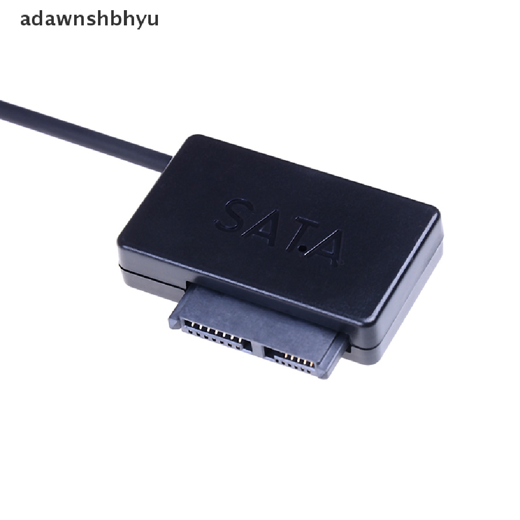 Adawnshbhyu USB to 13Pin Slim SATA/IDE Converter CD DVD Rom Adapter Kabel Drive Optik