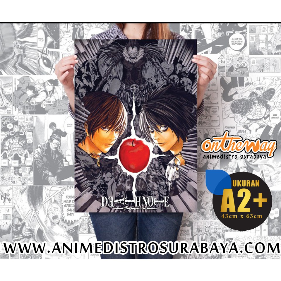 

POSTER LAWIET & L ANIME DEATHNOTE UKURAN A2+