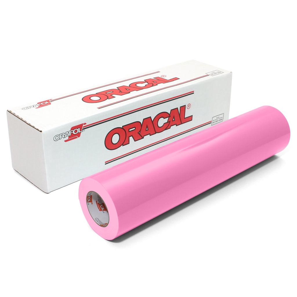 Eceran Sticker ORACAL 651 045 SOFT PINK Gloss Matt Doff Warna Merah Muda Skotlet Lentur Vinyl Motor 