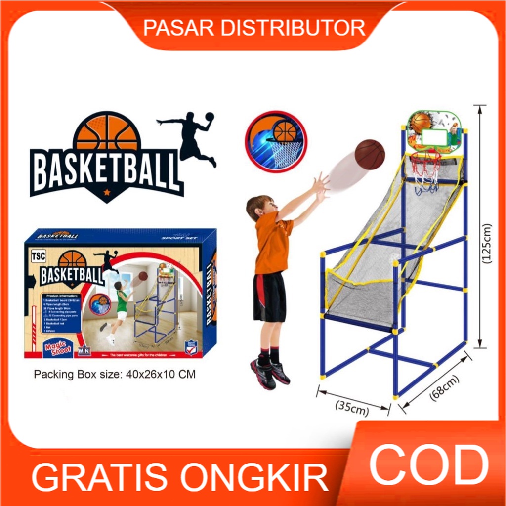 Mainan Anak Basket ball Mainan Bola Basket Set Mainan Olah Raga Anak Mainan Anak Basket Ball Magic Shot