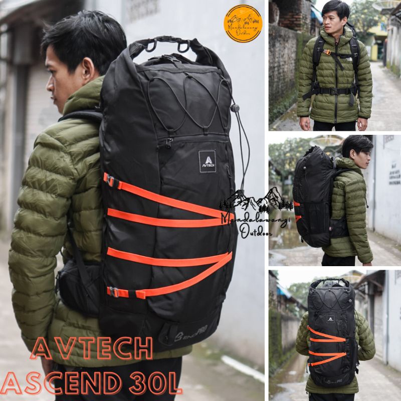 TAS RANSEL GUNUNG AVTECH ASCEND 30 LITER  DAYPACK ROPE BAG ASCEND 30L  PRO ULTRALIGTH