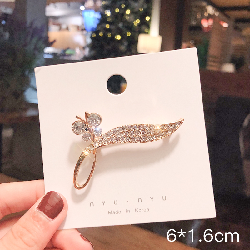 Pink Empress Lucu Korea Mutiara Bros Kepribadian Wanita High-end Korsase Pakaian Tetap Pin Aksesoris Hadiah-5