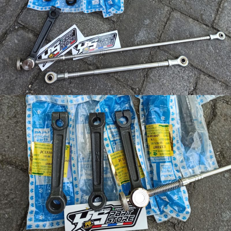 Stik rem set standhub belakang stainles set PAHA rem pulsar bajaj ori pnp cb gl mp tiger arm kaze