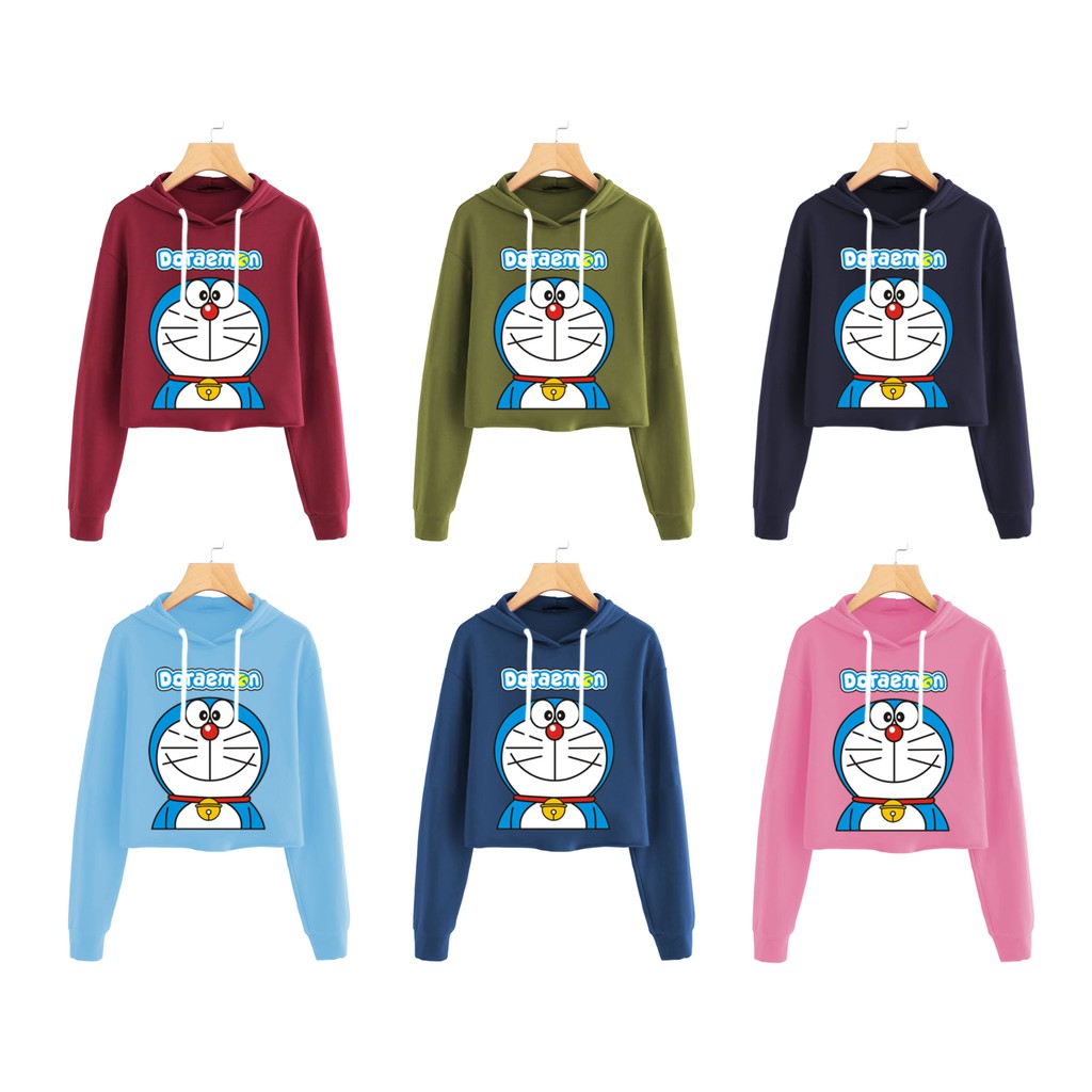 Bess - Sweater Hoodie Crop Murah / Sweater Crop DORA