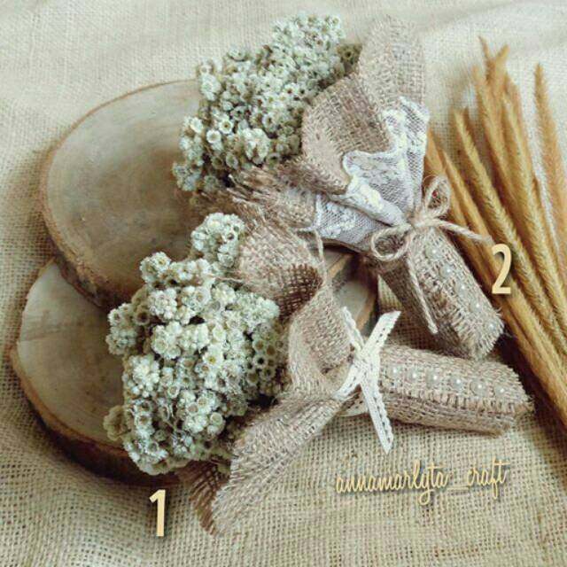 buket bucket edelweis mini bridesmaid