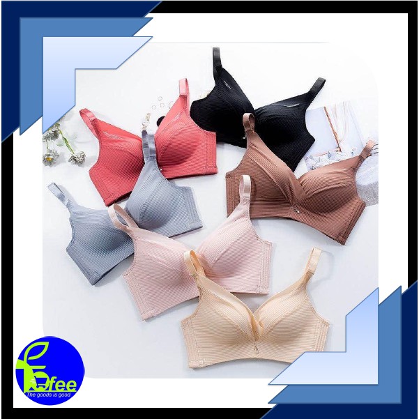 [IMPORT] - B55 Tempat Bentuk Payudara Wanita Bra Push Up Nyaman Pakaian Tanpa kawat Pakaian